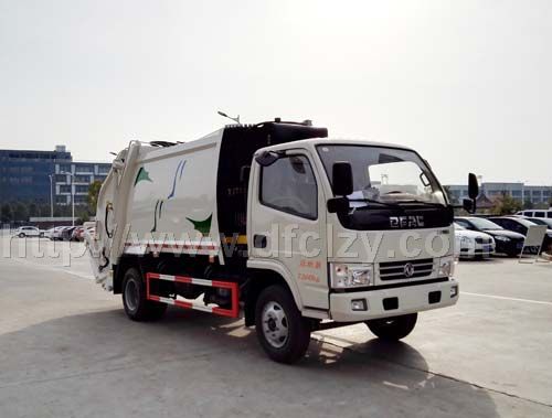 東風(fēng)銳鈴6方國五壓縮式垃圾車圖片