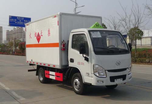 躍進(jìn)小福星藍(lán)牌易燃?xì)怏w廂式運(yùn)輸車圖片