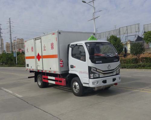 東風(fēng)F6藍(lán)牌易燃?xì)怏w廂式運(yùn)輸車圖片